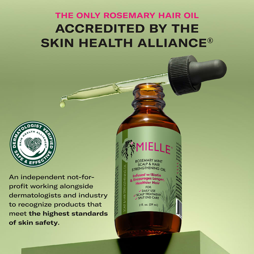 Scalp & Hair Strengthening Oil, Rosemary Mint, 2 fl oz (59 ml)