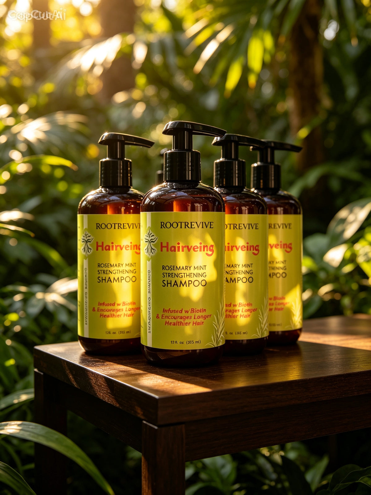 HAIRVEINS ROSEMARY MINT STRENGTHENING HAIR SHAMPOO