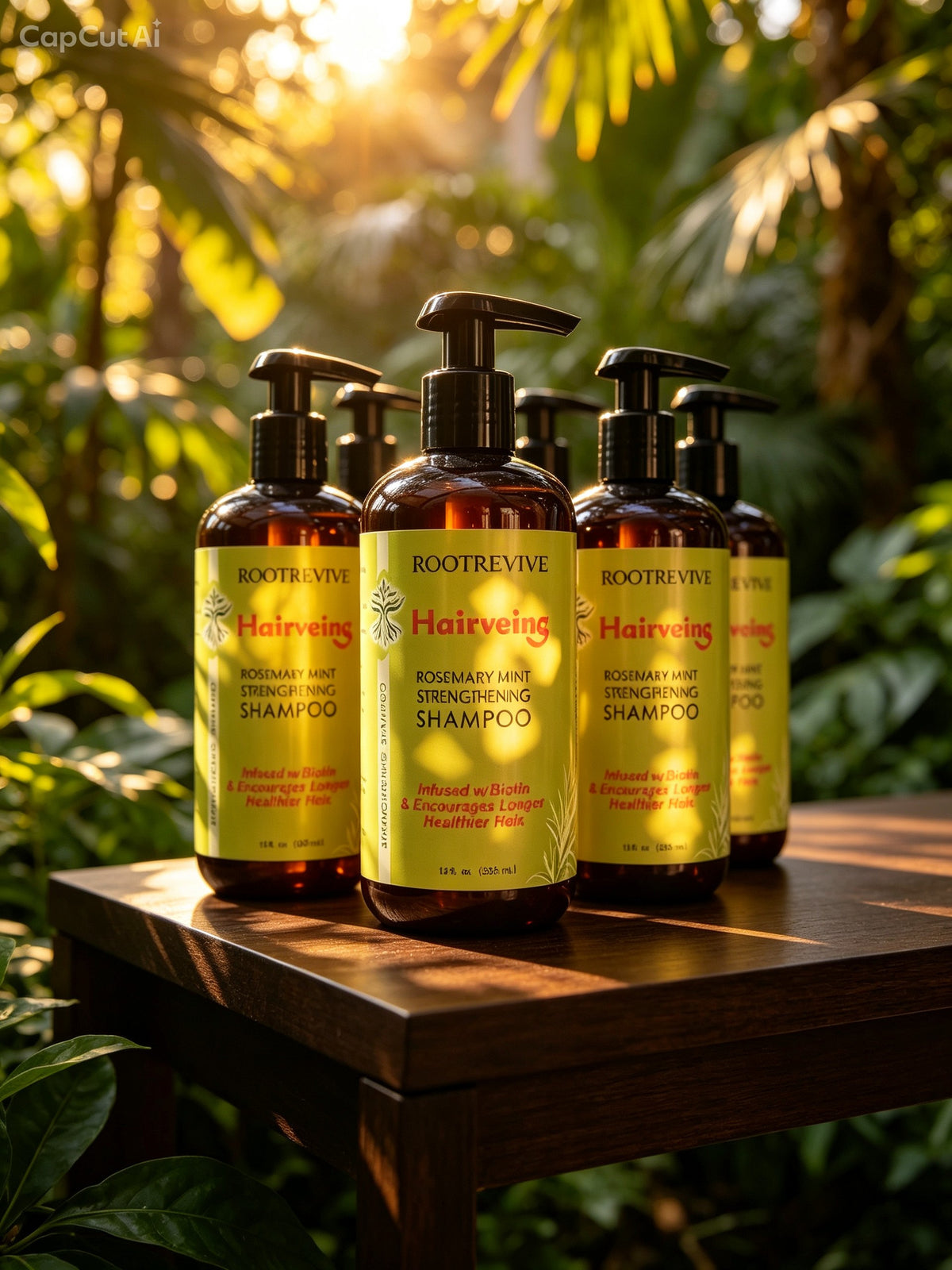 HAIRVEINS ROSEMARY MINT STRENGTHENING HAIR SHAMPOO