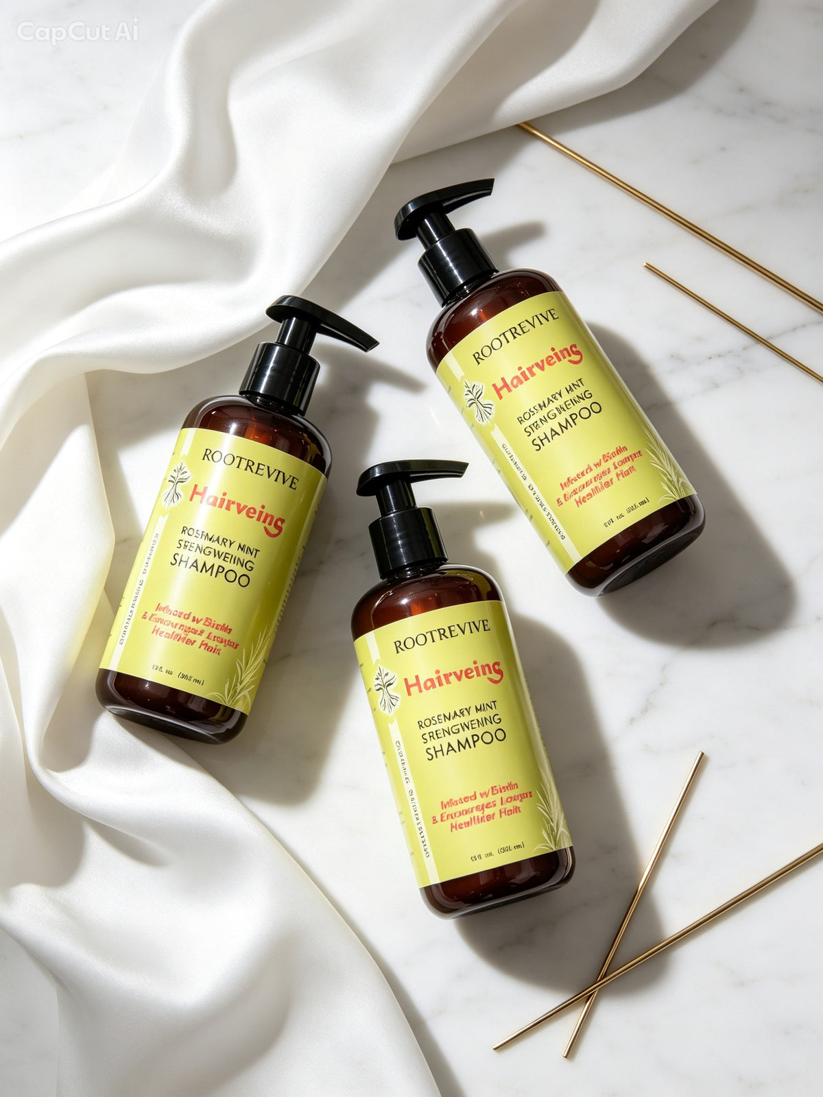 HAIRVEINS ROSEMARY MINT STRENGTHENING HAIR SHAMPOO