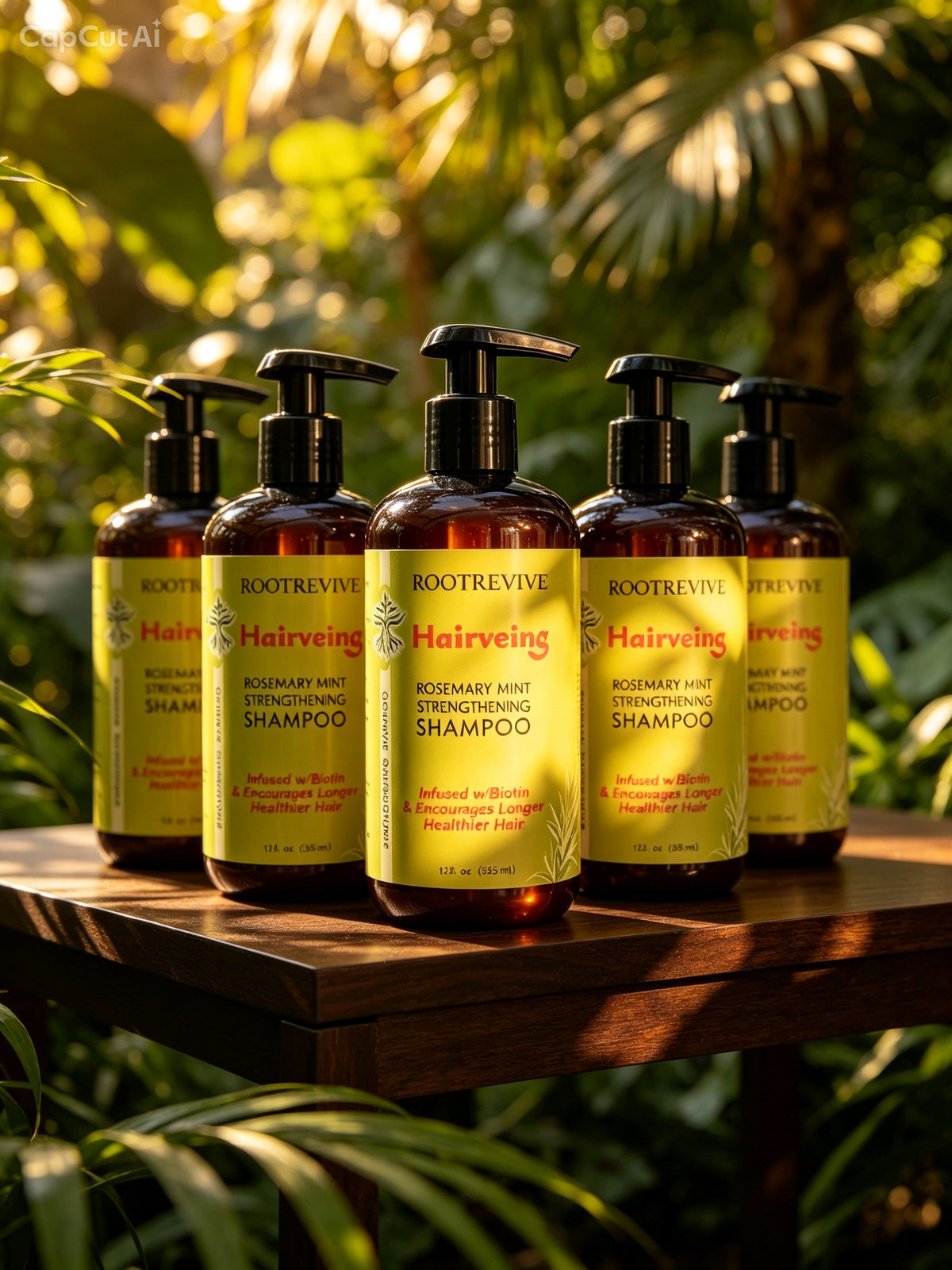 HAIRVEINS ROSEMARY MINT STRENGTHENING HAIR SHAMPOO